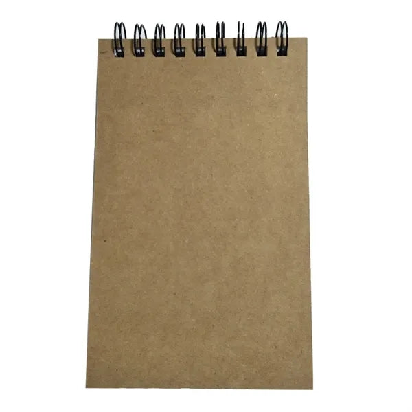 Vintage Spiral Notebook With Pen