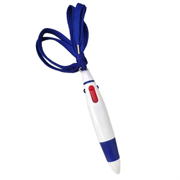 4 Switch Colors Retractable Ballpoint Pen With Lanyard