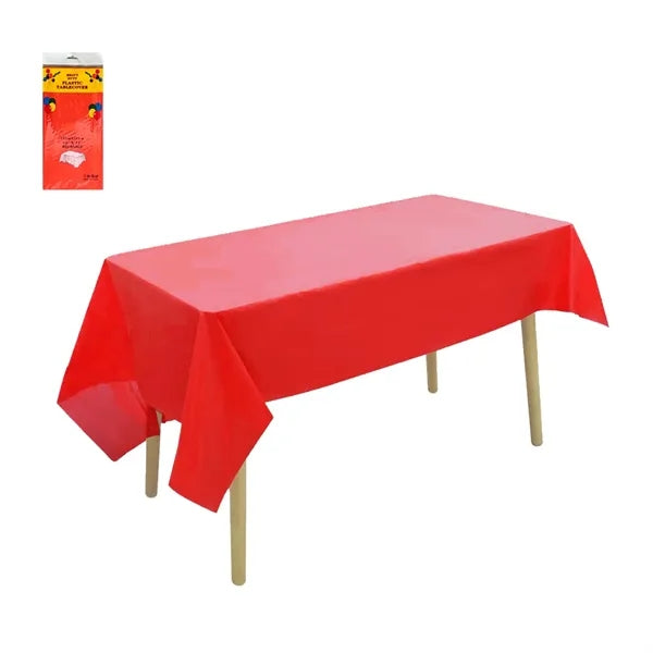 Solid Disposable Rectangular Tablecloth
