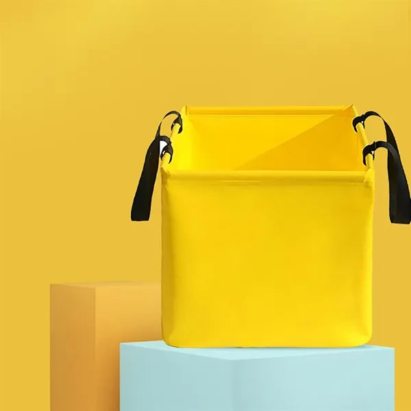 Collapsible Portable Storage Bucket Container