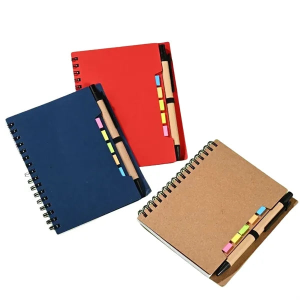 Notepad Notebook With Pen Sticky Notes Journal Business