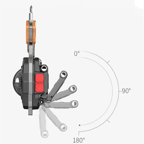 Aluminum Keychain Flashlight - Multifunctional Outdoor Tool