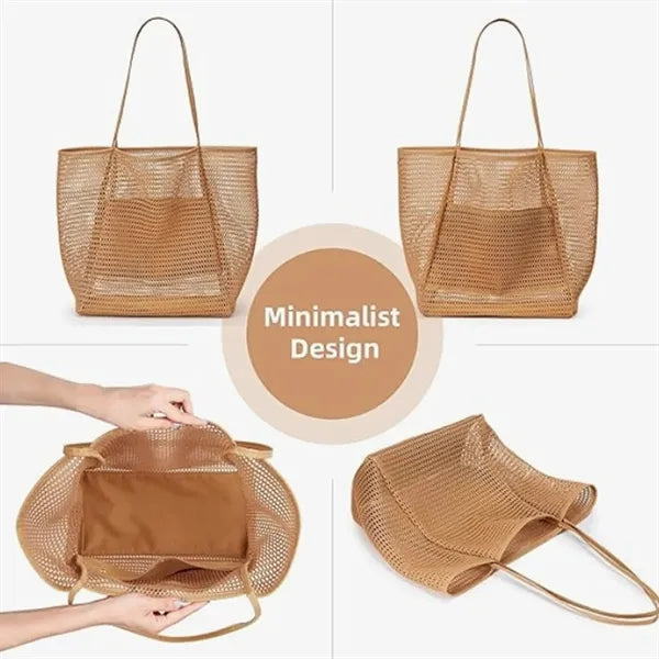 Summer Fashion Mesh Shoulder Beach Bag
