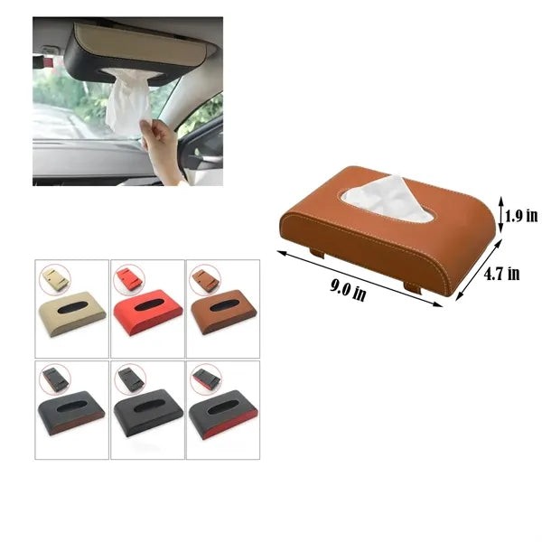 PU Material Hanging Car Tissue Box