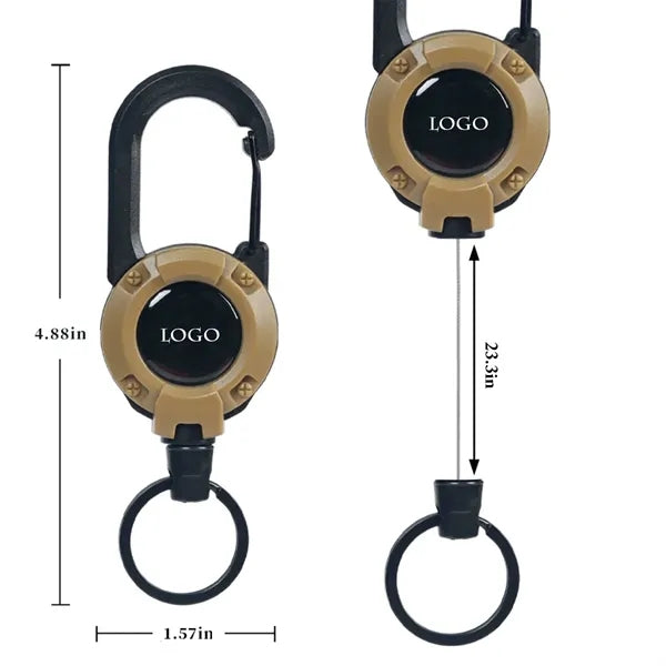 Camping & Hiking Tactical Retractable Anti-Loss Keychain