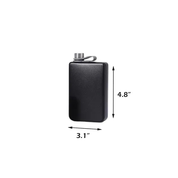 8 oz Stainless - Steel Portable Flask