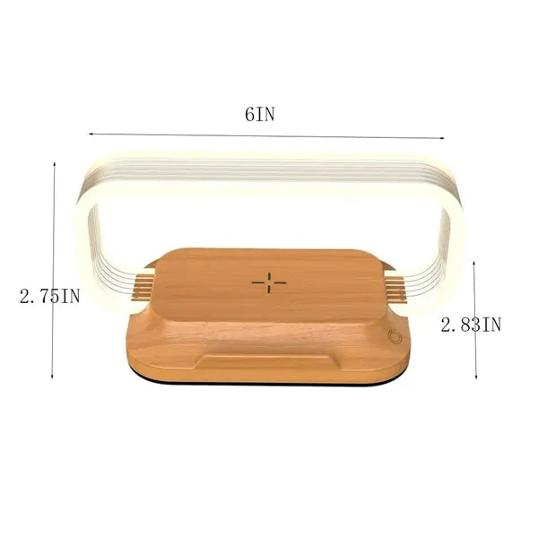 15W intelligent wireless charging desk lamp