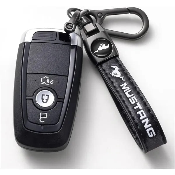 Leather Car Keychain