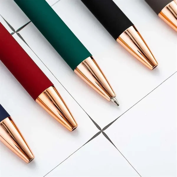 Engraved Stylus Pen with Rose Gold Trim