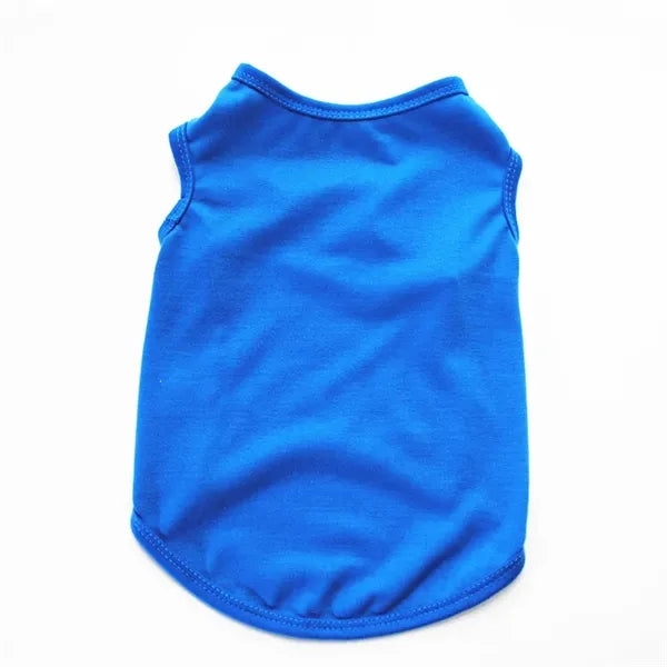 Solid Color Polyester Dog Pet Clothes