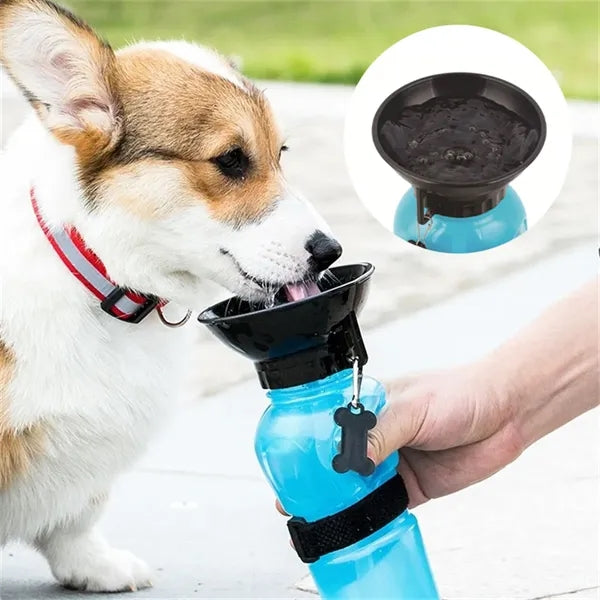 20oz Portable Pet Squeeze Water Bottle