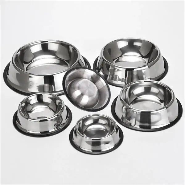 Stainless Steel Pet Bowl with Non-Slip Base