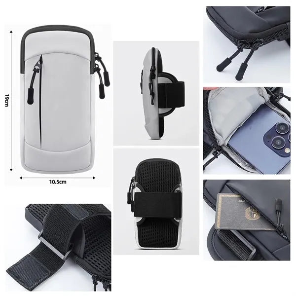 PU Phone Arm Bag For Jogging
