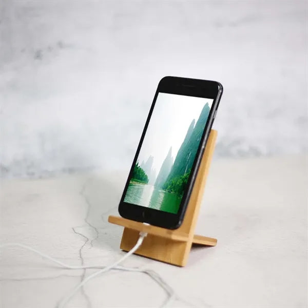 Bamboo Mobile Phone Stand
