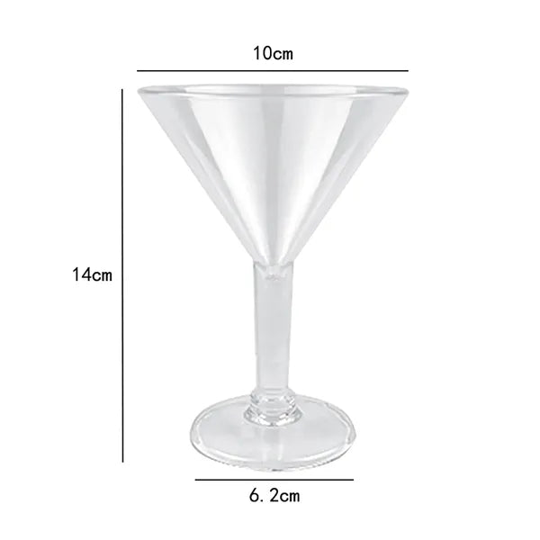 7 Oz. Plastic Standard Stem Martini