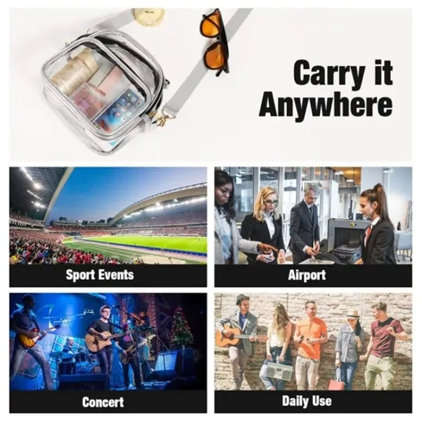 Stadium Approved PVC Clear Purse Bag