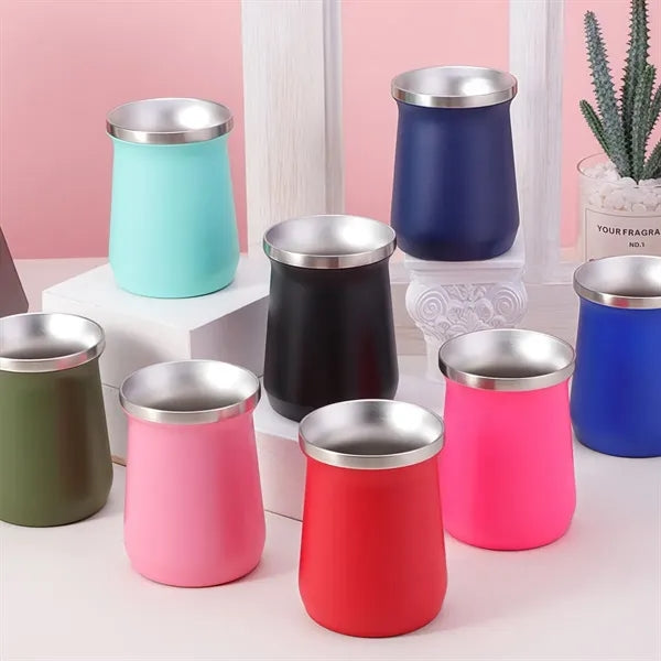 Yerba Mate Cup Stainless Steel Gourd