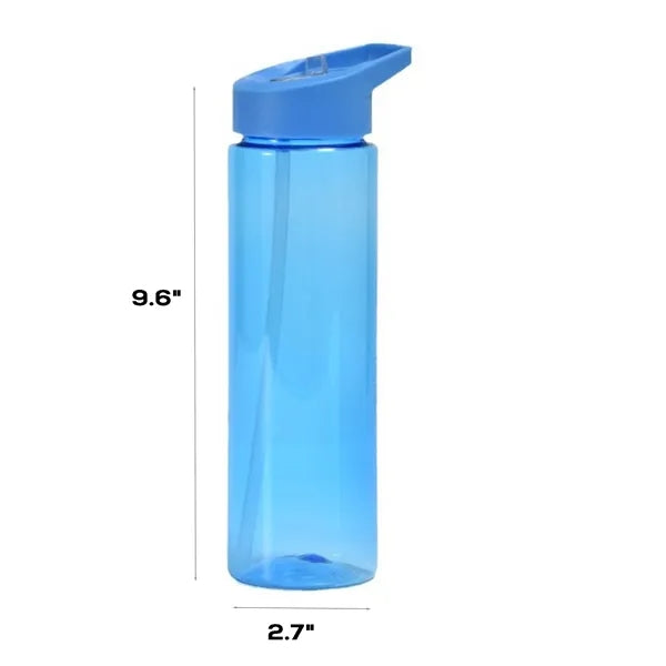 700ml Plastic Water Bottle W/ Straw