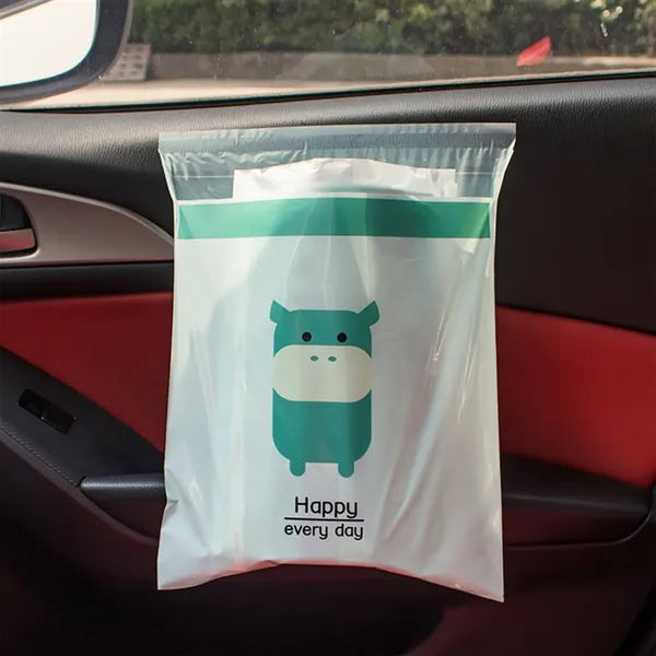 Paste Portable Car Garbage Bag