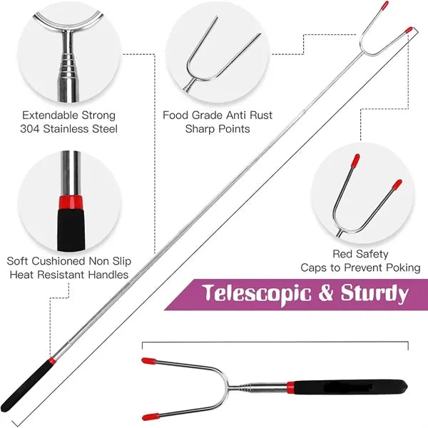 Extendable Marshmallow Roasting Sticks