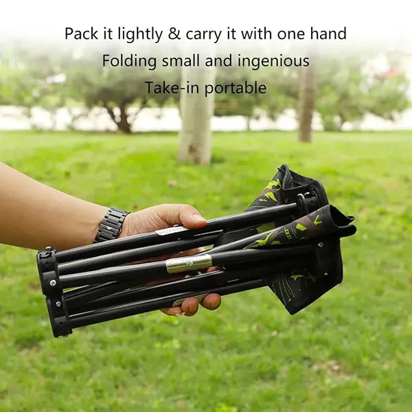 Portable Folding Camping Stool With Carry Bag