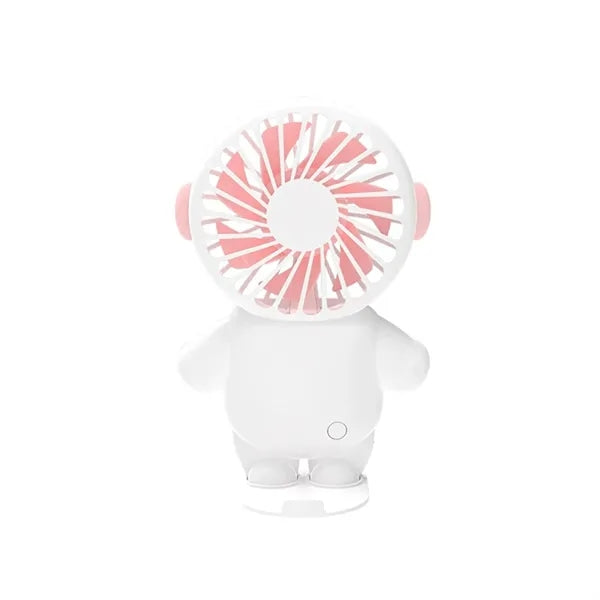300 mAh Chargeable Cartoon Spaceman Handheld Fan