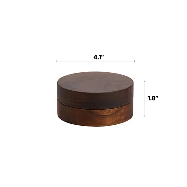 Wooden Ashtray with Cover.
