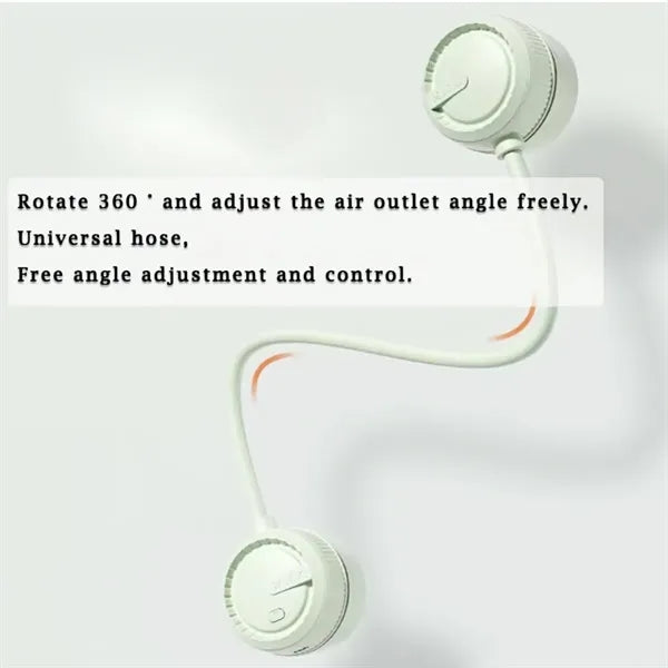 Bladeless Neck Fan with 360 Rotation