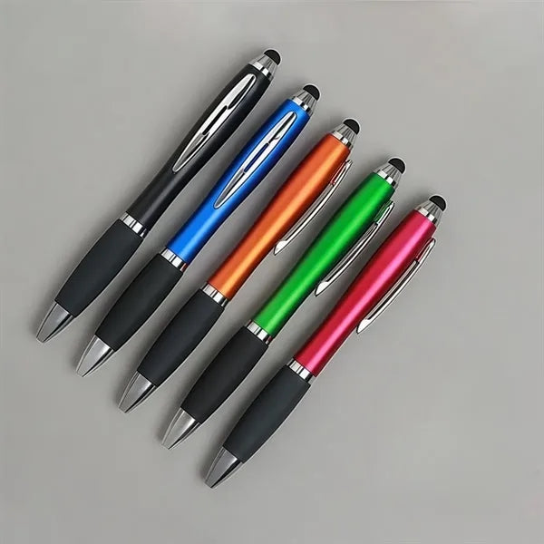 Retractable Ballpoint Pen with Stylus tip for Touch Screens