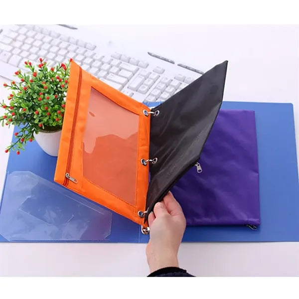 3 Ring Oxford Binder Pencil Bag