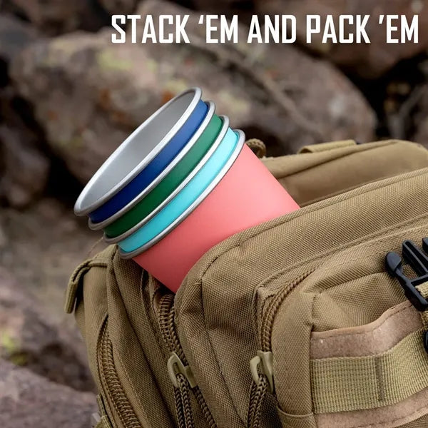 16Oz Stackable Eco Metal Pint Cup