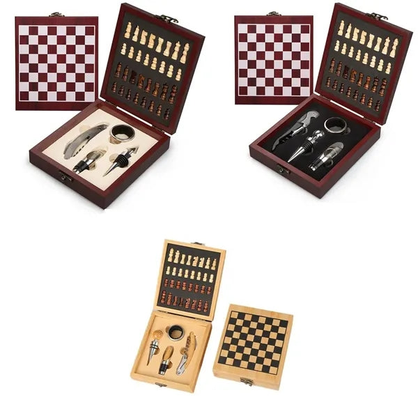 Multifunctional Chess Gift Box Wine Bottle Opener Tool Set