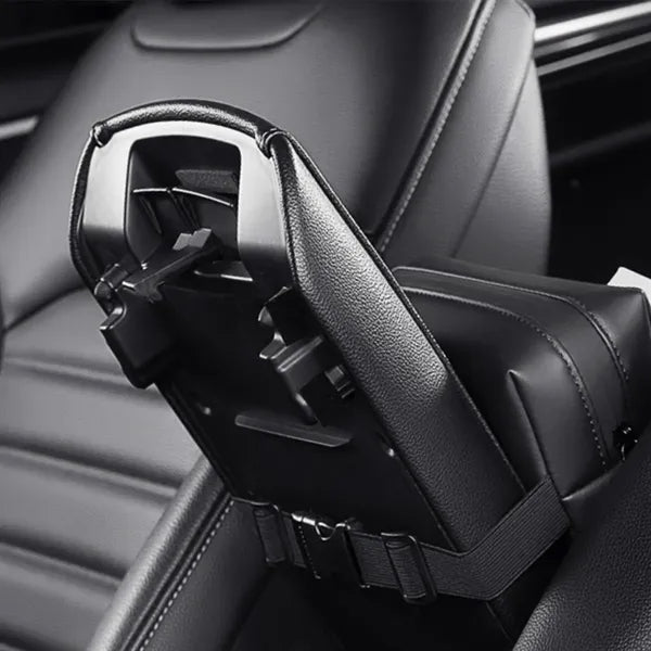 Leather Car Armrest Tissue Box