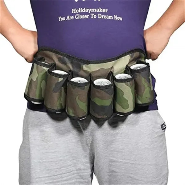 Outdoor Beer Waist Fanny Pack for 6cans