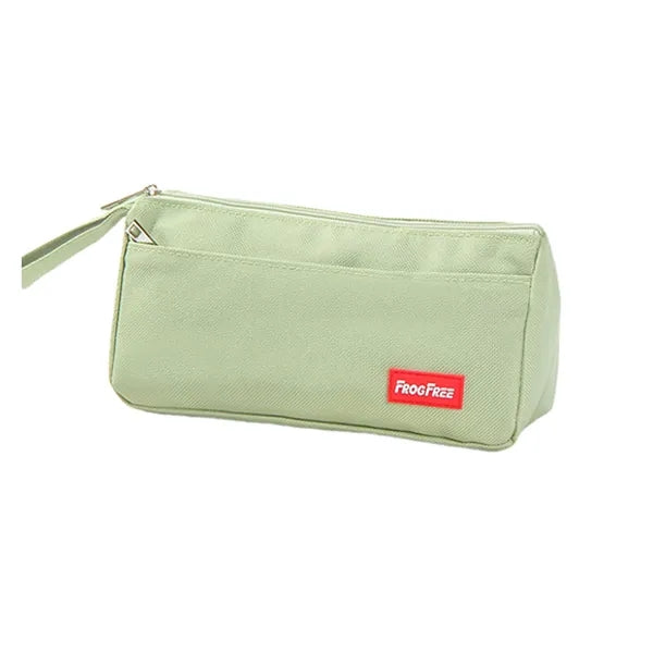 Zipper Double Oxford Cloth Tote Pencil Bag