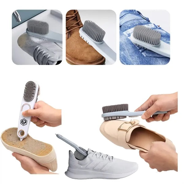 Multifunctional Double-sided Practical Silicone Shoe Brush