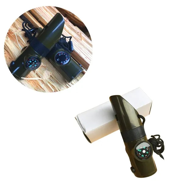 7 in 1 Survival Whistle Tool