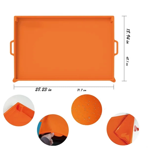 Outdoor Camping Silicone Grill Mat Protector