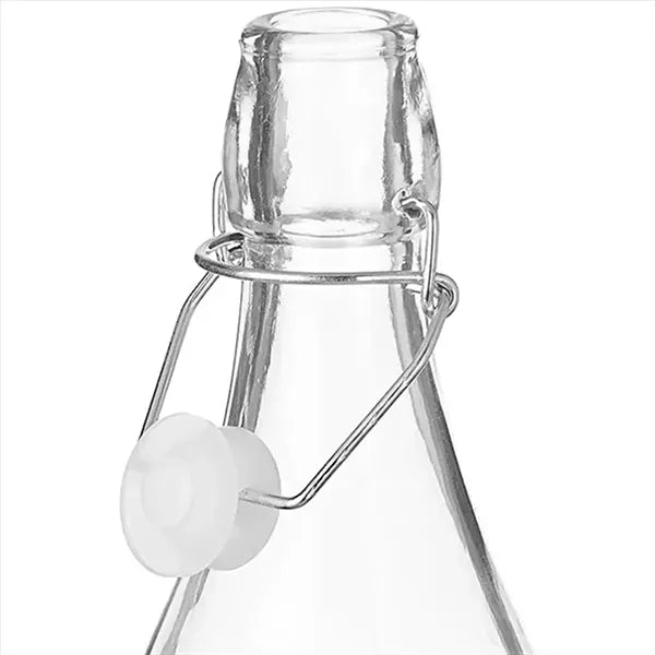 17oz Glass Bottles With Clip Top Lids
