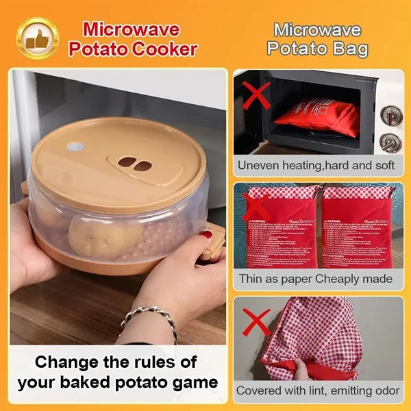 Microwave Potato Cooker BPA-Free Steamer