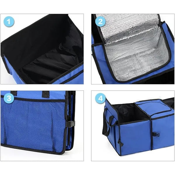 Trunk Organizer With Cooler Bag