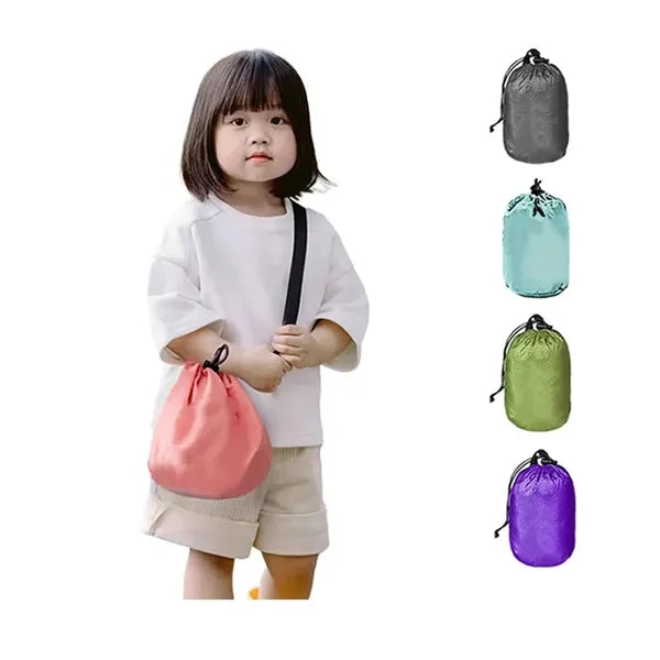 Small Round Drawstring Satchel