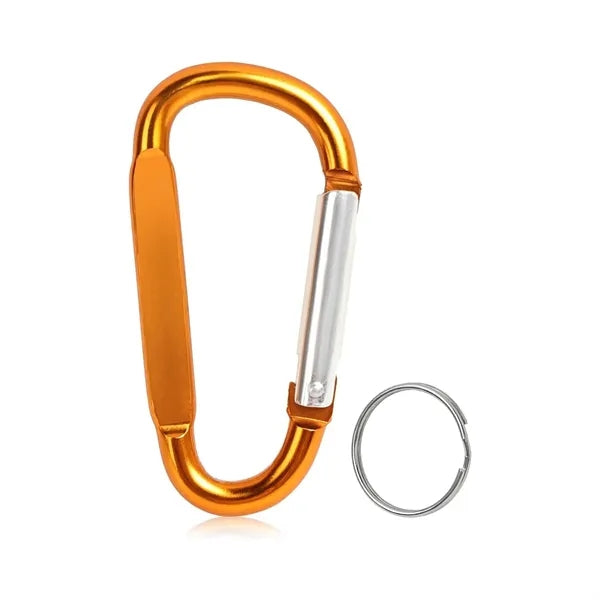 Aluminum Carabiner With Key Ring (5 Cm)