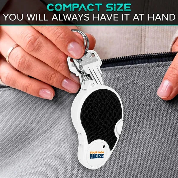 5X Illuminated Folding Keychain Magnifier