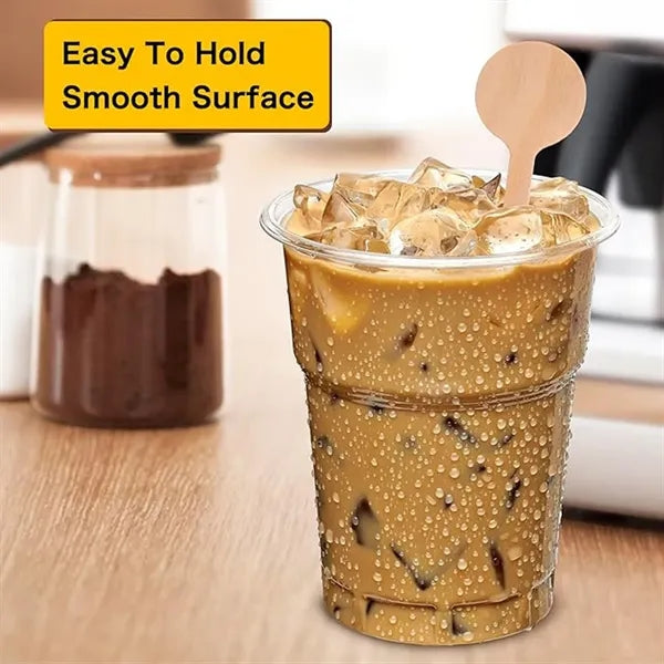 6'' Custom Biodegradable Birch Wood Disposable Stir Stick