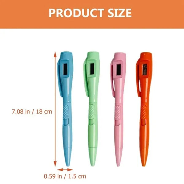 Ballpoint Pen With Electronic Watch