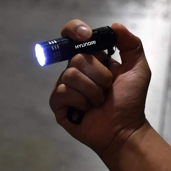 9 LED Lights with Aluminum Body Wrist Strap and Batteries