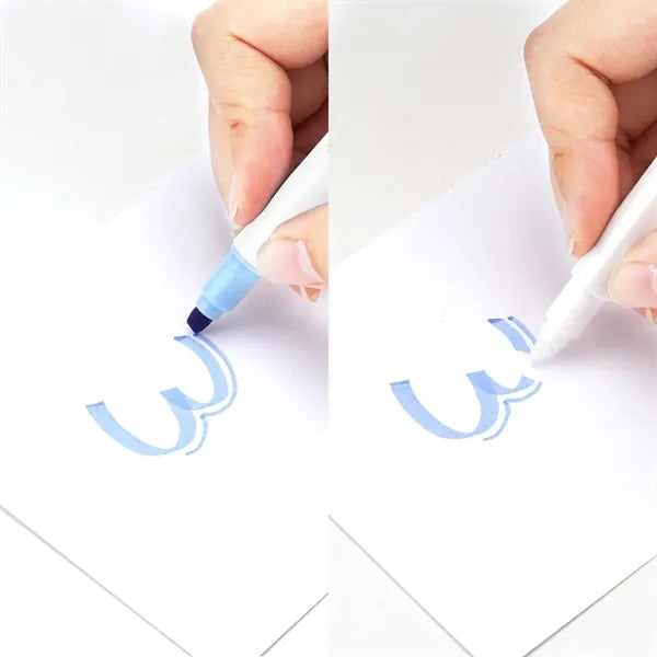 Retractable Chisel-Tip Highlighter