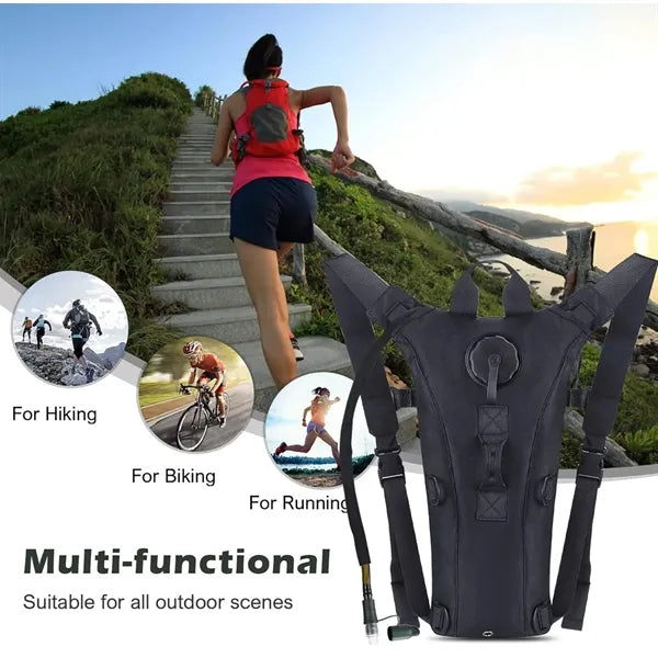 Tactical Molle Hydration Pack Backpack with 3L Water Bladder