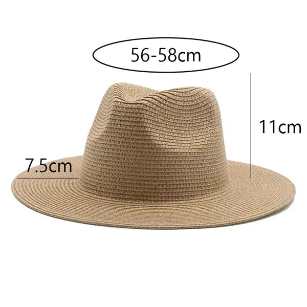 Wide Brim Straw Panama